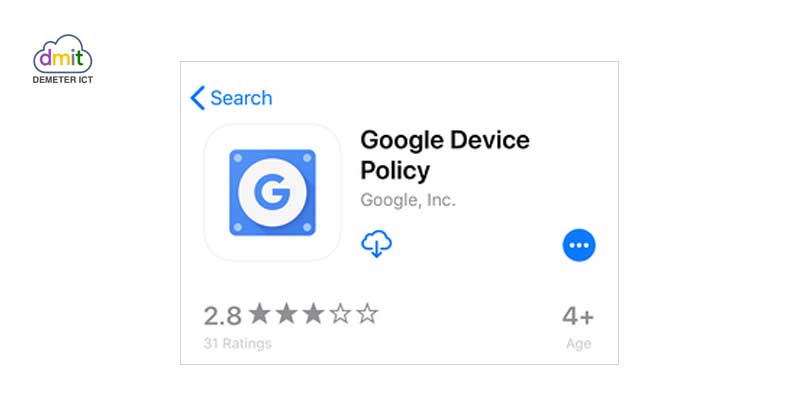 แอป Google Device Policy จะไม่รองรับ iOS เวอร์ชัน 9.0 หรือต่ำกว่าอีกต่อไป